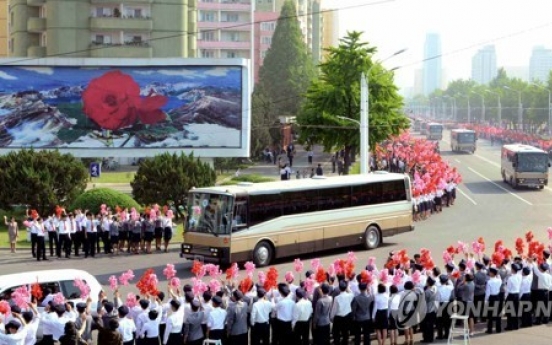 N. Korea celebrates Hwasong-12 missile launch