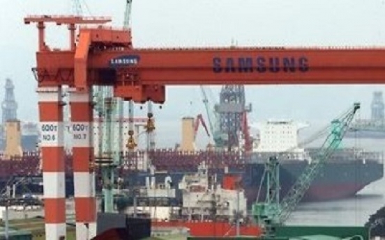 Samsung Heavy swings to black in Q2 on cost-saving measures