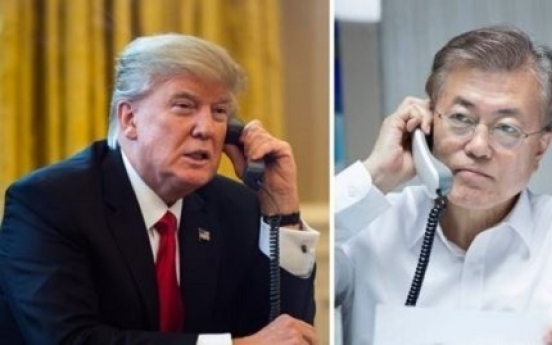 Moon, Trump to soon hold telephone talks over N. Korea: official