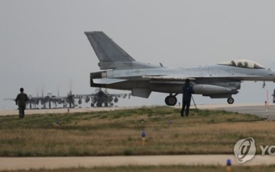 12 US F-16 fighters due in Korea for rotation