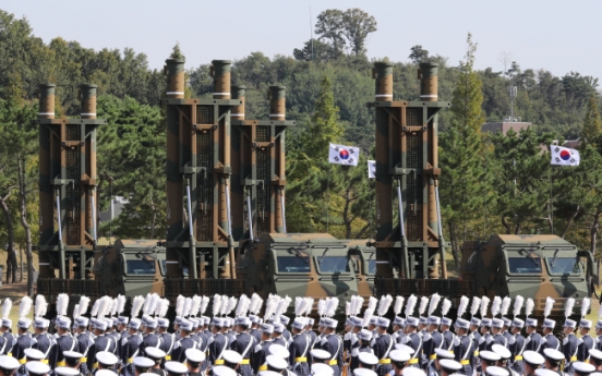 Seoul showcases strategic weapons targeting NK