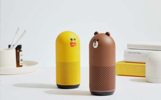 Naver unveils new AI speakers with character designs