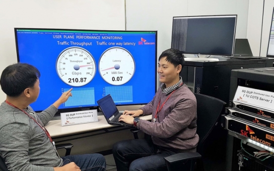 SKT announces tech to speed up 5G data traffic by 10 times