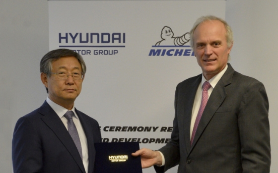 Hyundai Motor signs agreement with Michelin for EV tires