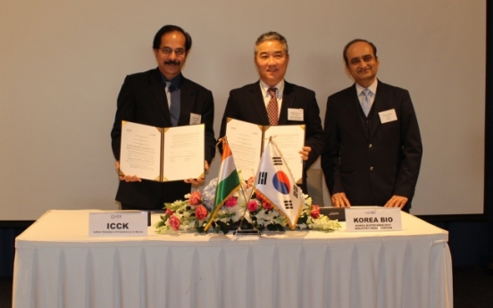 [Photo News] Expanding Korea-India pharmaceutical business ties