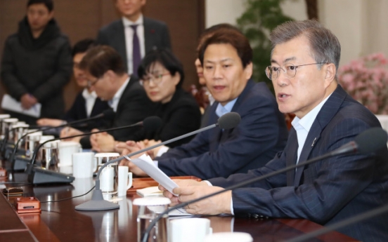 Moon calls for ‘confident’ response to US protectionism