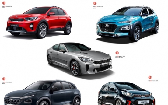 Hyundai, Kia nab 6 prizes at Red Dot Design Award