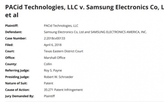 Samsung sued by US-based PACid for patent infringement on smartphone biometrics