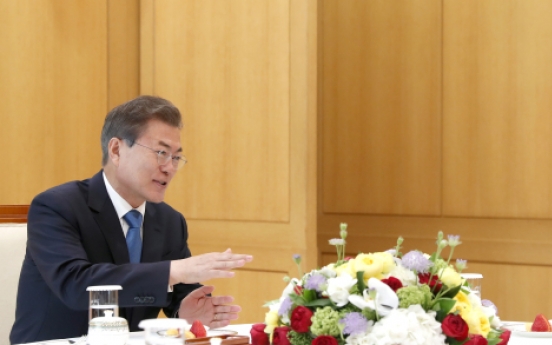 Moon rallies opposition support for inter-Korean summit