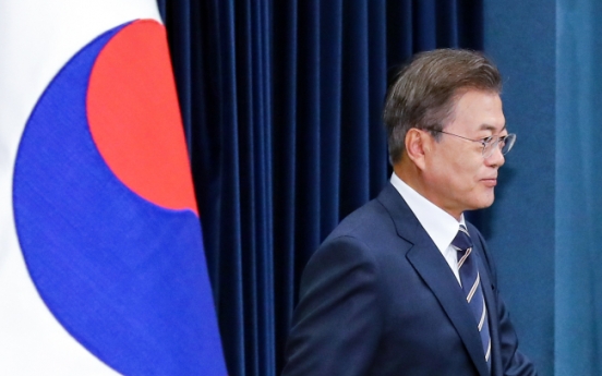 Moon reiterates NK leader has ‘firm will’ for denuclearization