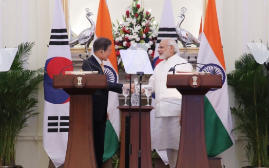 Korea and India agree to strengthen ties