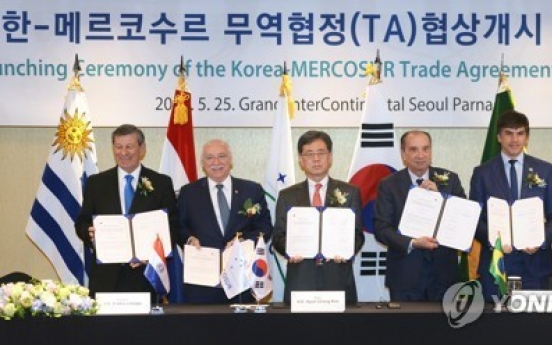 Korea takes first step in trade, investment with South American bloc
