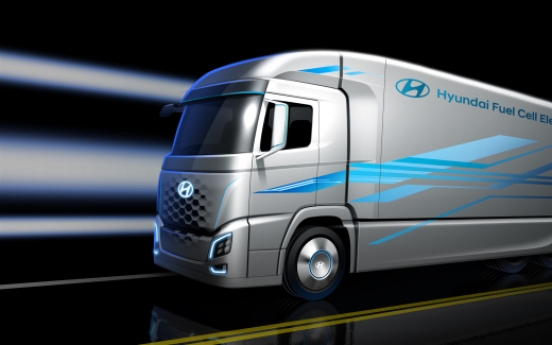 Hyundai unveils rendered image of hydrogen truck