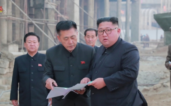 NK leader lambastes sanctions, inspects key economic zone