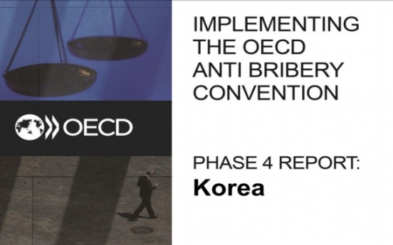 Korea must step up enforcement of laws against foreign bribery: OECD