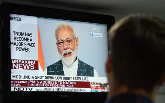 Modi declares India 'space superpower' as satellite downed by missile