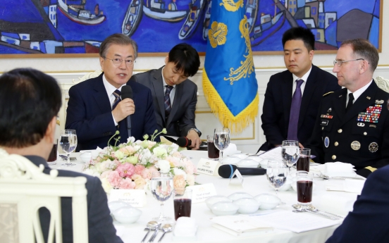 Moon highlights value of Korea-US alliance