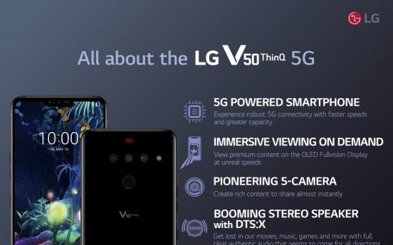 LG V50 ThinQ leads Korea’s 5G smartphone market