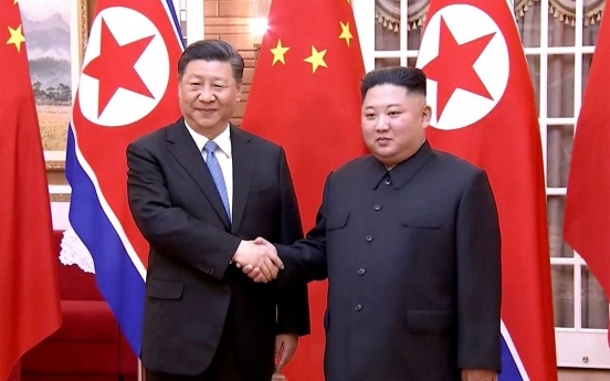 In summit with Kim, Xi vows active role in NK security, Korean Peninsula issues