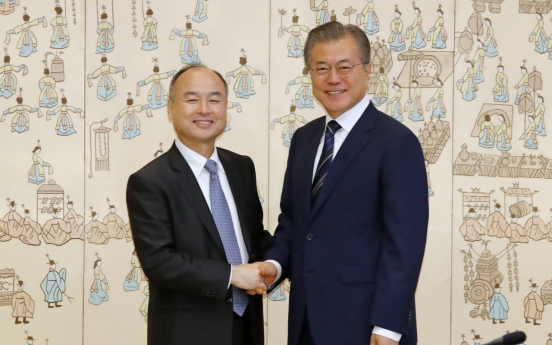 SoftBank chief highlights investment for Korea’s AI