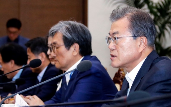 Moon urges Japan to reconsider export restrictions on Korean tech firms