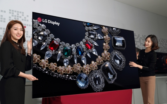 LG Display plans W3tr investment to push forward OLED TVs