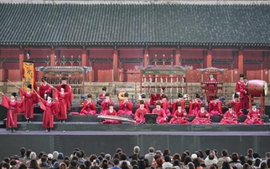 Special festival recreates major intangible Korean cultural assets in Seoul