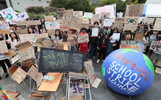 [From the scene] Korean students join global climate strike