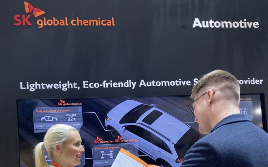 SK Global Chemical showcases eco-friendly materials at K Show 2019