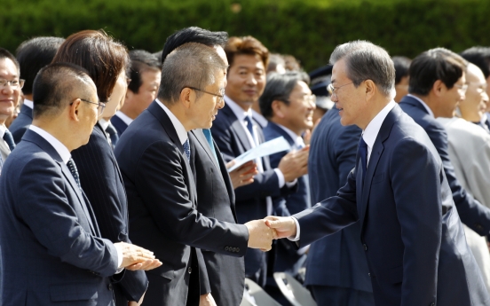 Moon stresses people’s role in democracy