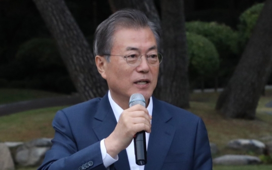 Moon says he ‘will not hurry’ in naming justice minister