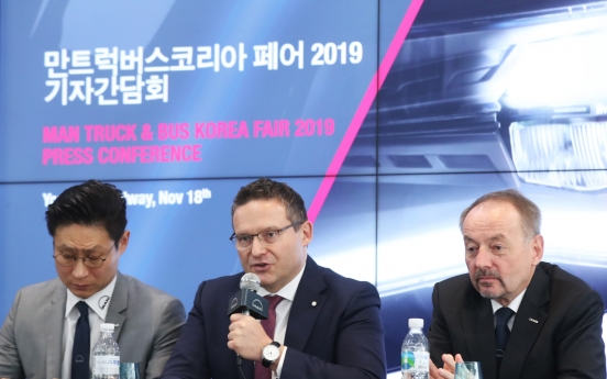 [Photo News] MAN Truck & Bus expects weak sales in Korea