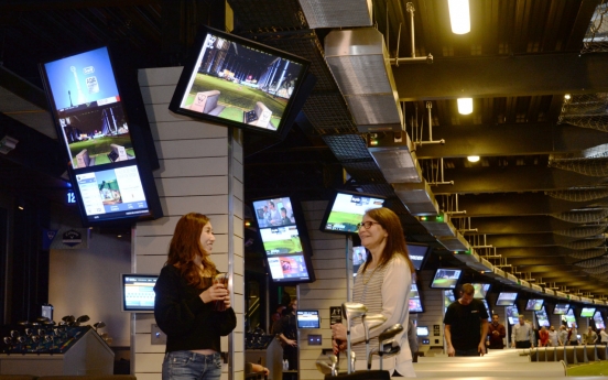 [From the Scene] LG’s digital signage displays spruce up Topgolf in US