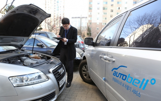 Hyundai Glovis’ second-hand vehicle auction service gains popularity