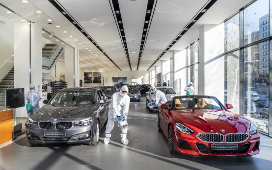 [Photo News] Disinfection at BMW showroom