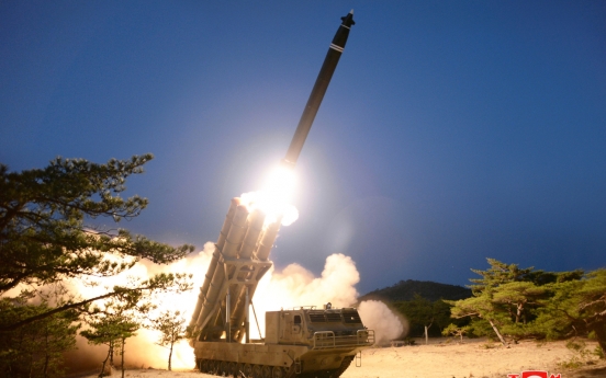 NK tests missiles as US chained to antivirus efforts