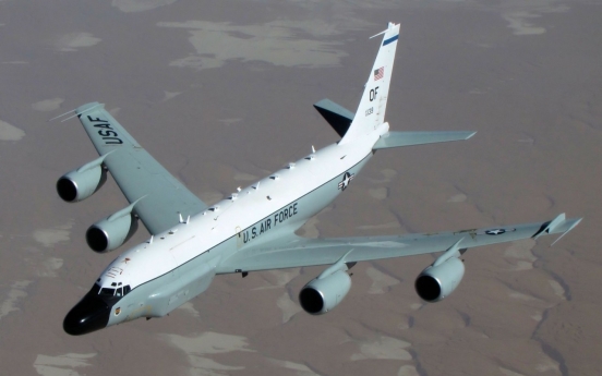 US again flies spy plane over Korean Peninsula