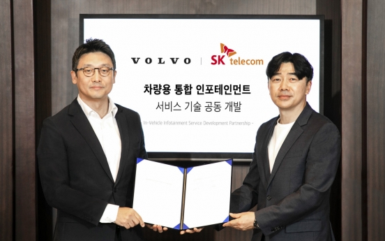 Volvo Cars Korea, SKT team up to develop infotainment system