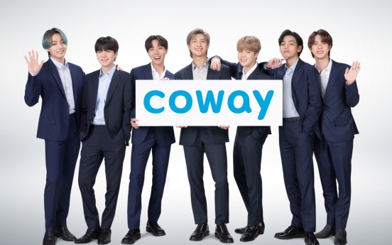 Coway hires BTS as new model