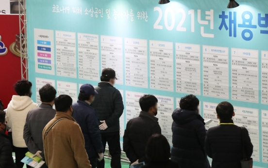 Majority of Koreans pessimistic about job market this year: survey