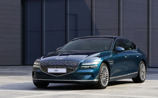 Hyundai Motor Group unveils EV variant of G80 for first time at Shanghai motor show