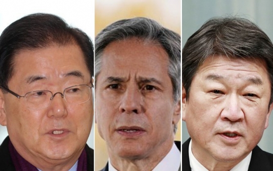 [Newsmaker] Top diplomats of S. Korea, US, Japan to hold talks at G-7 meeting