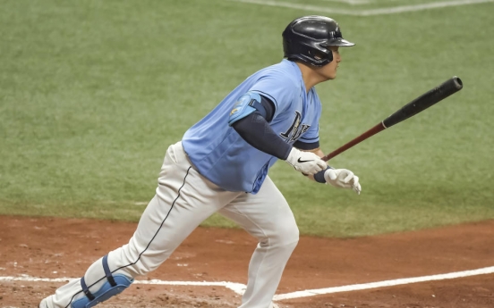 Rays' Choi Ji-min collects 3 hits in season debut