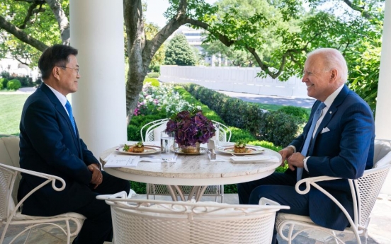 Moon orders thorough steps to follow up on his summit deal with Biden, Cheong Wa Dae says