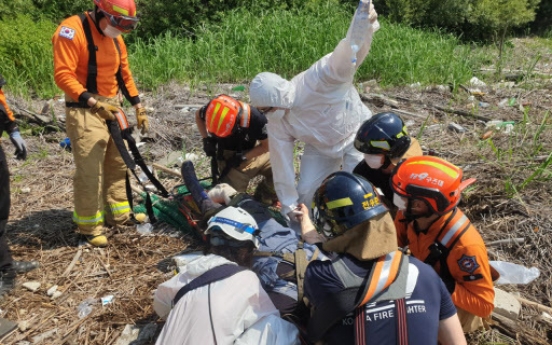 Man injured in land mine explosion in wetland