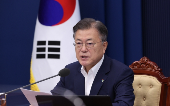 Moon says G-7 summit to be chance for S. Korea's diplomacy, bigger role on global issues