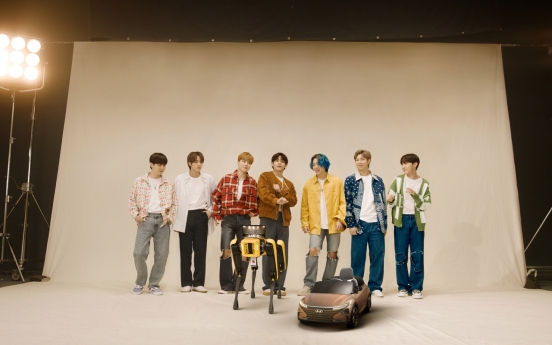 BTS meets robots in new Hyundai Motor clip