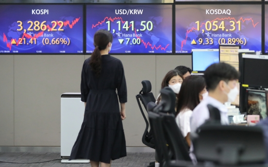 Seoul stocks up on Fed's comments, improved China data