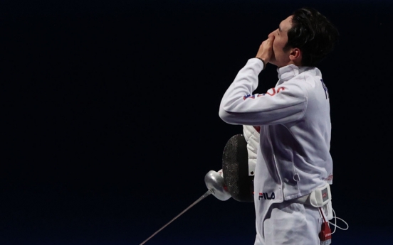 [Tokyo Olympics] Fencer proud of work despite falling short in gold medal defense