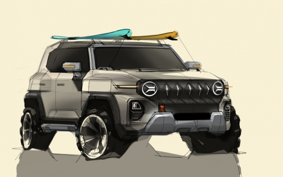 SsangYong unveils design sketch of new SUV